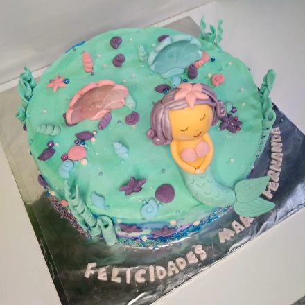 Figura modelada en fondant